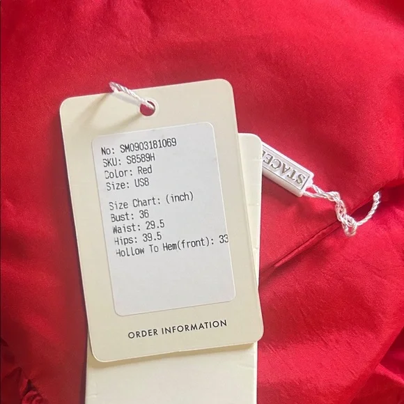 Brand New Red Strapless Homecoming Dress - Picture 6 of 6